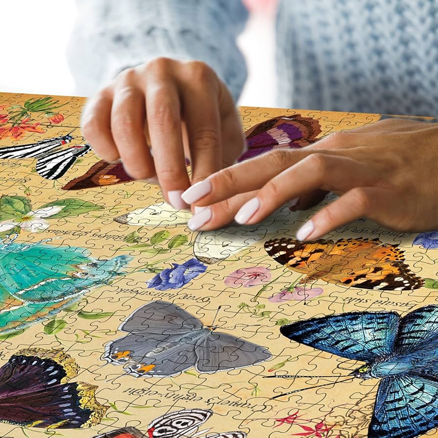 Amazon.com: Vintage Butterfly Puzzle for Adults 1000 Piece